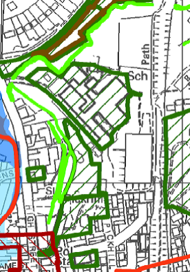 Uppermill: No river flooding at all